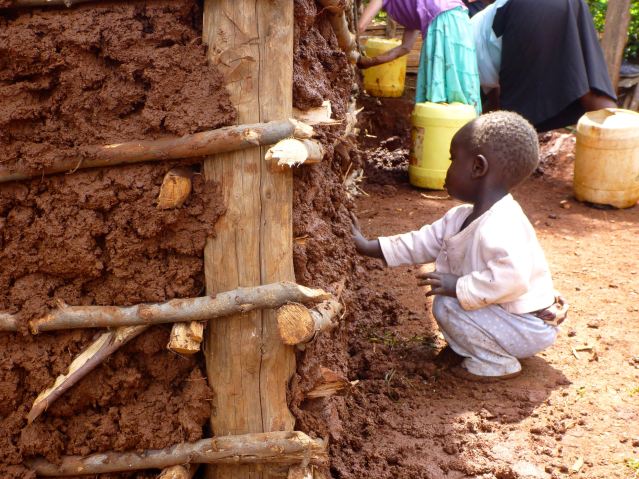 This little guy is learning the skill early!
